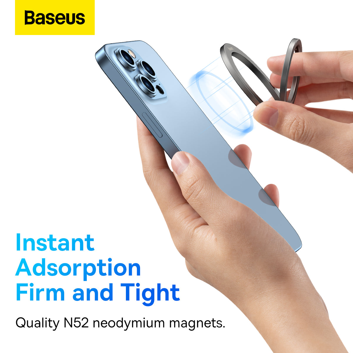 Baseus Halo Series Foldable Metal Ring Stand Single