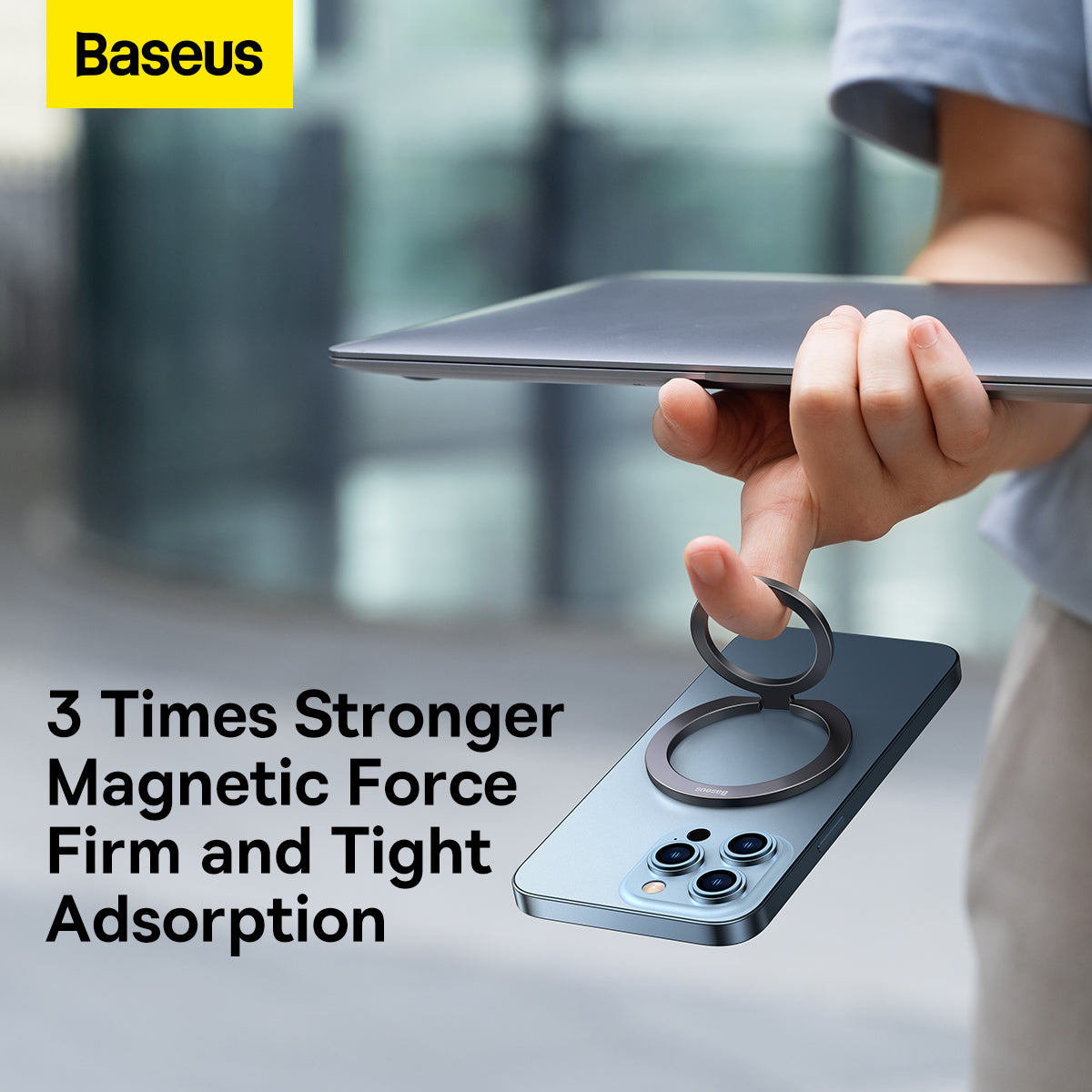 Baseus Halo Series Foldable Metal Ring Stand Single