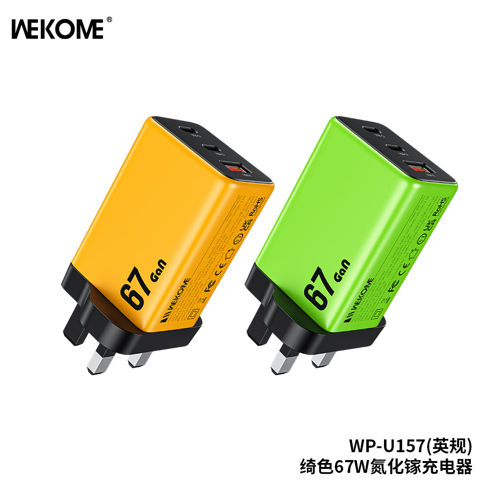 WEKOME WP-U157 GaN Charger - Fast Charging with USB-C and USB-A Ports