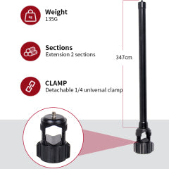 Jmary MT-21 Tripod Stand with Bluetooth Remote Control - Adjustable & Portable