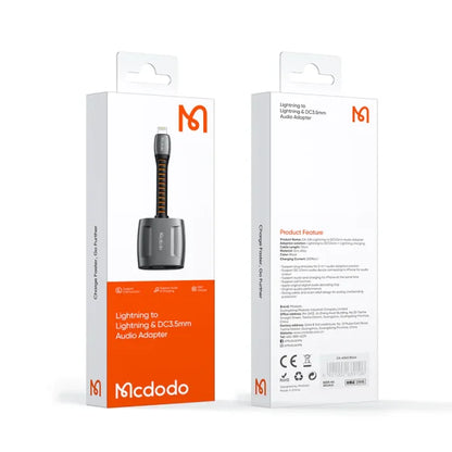 mcdodo CA-6340 Lightning to Lightning and DC3.5mm cable 0.1m - Saif Al Najmi Kw