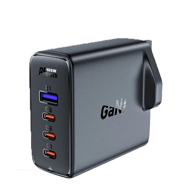 AceFast A97 100W PD GaN Wall Charger with 3xUSB-C and 1xUSB-A ports
