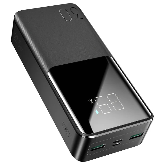 30000mah 22.5W fast charging powerbank with LCD display JR-QP193 - Saif Al Najmi Kw