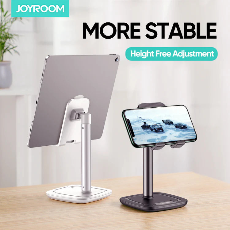 JOYROOM-ZS203 retractable desktop phone holder - White - Saif Al Najmi Kw