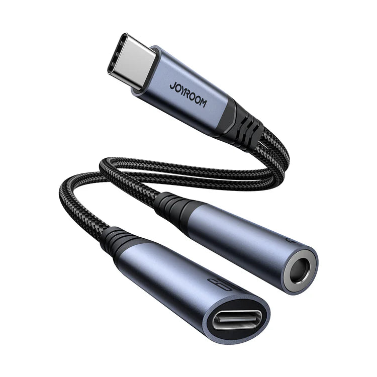 Joyroom 2-in-1 Audio Adapter USB-C to 3.5mm + USB-C