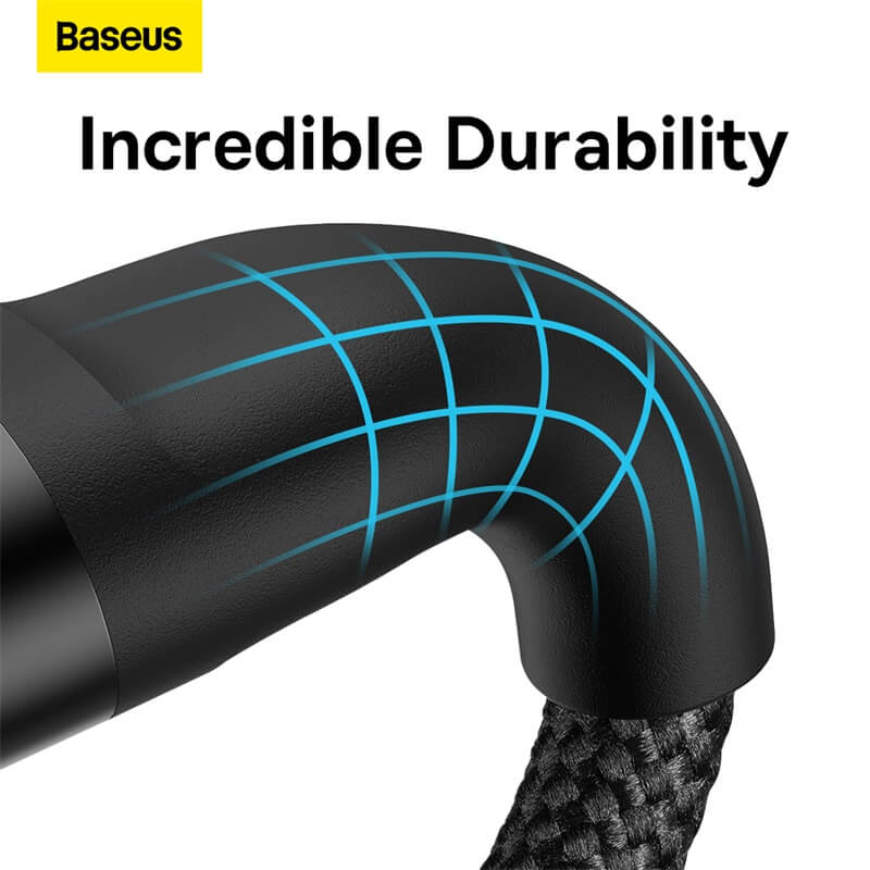 Baseus Flash Series Ⅱ One-For-Three Fast Charging Cable Type-C to M+L+C 100W