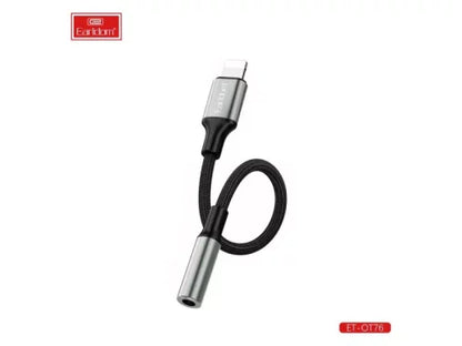 Earldom Lightning to 3.5mm Adapter (Black)- ot76