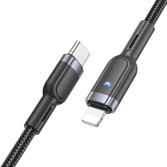 Hoco U117 Grand PD intelligent power-off charging data cable iP