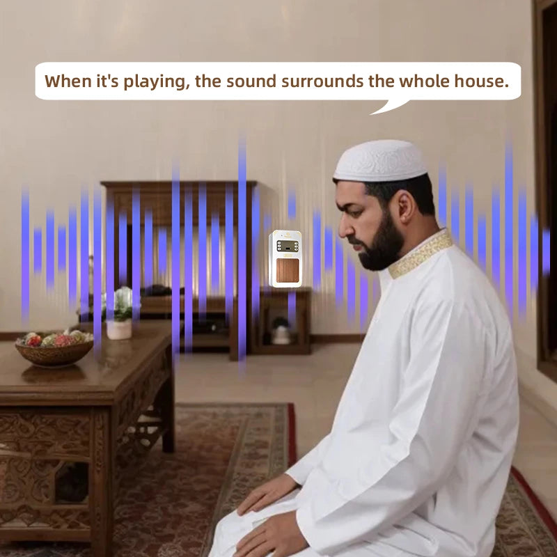 Equantu SQ-669 Smart Wall Plug Quran Speaker with Remote