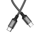 Hoco X14 Double speed 60W charging data cable Type-C to Type-C(L=1M)