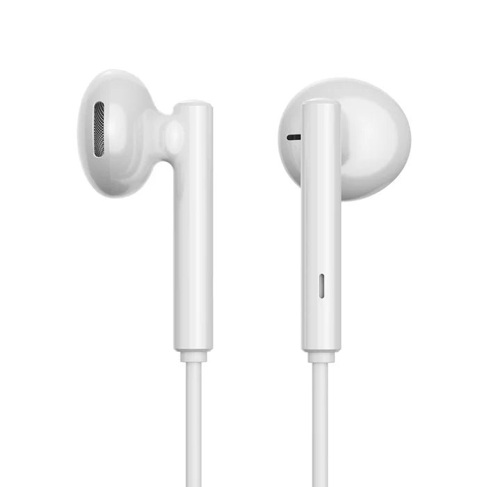 TYPE-C Series Half In-Ear Wired Earphones-White  JR-EC05 - Saif Al Najmi Kw