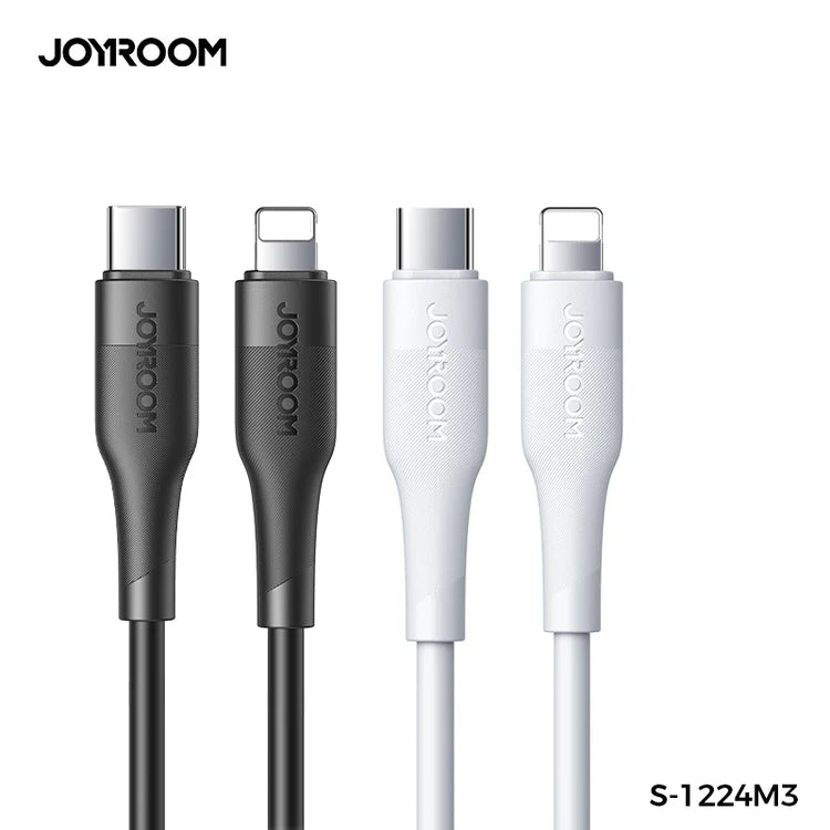 Type-c To Lightning cable S-1224M3 - White - Saif Al Najmi Kw