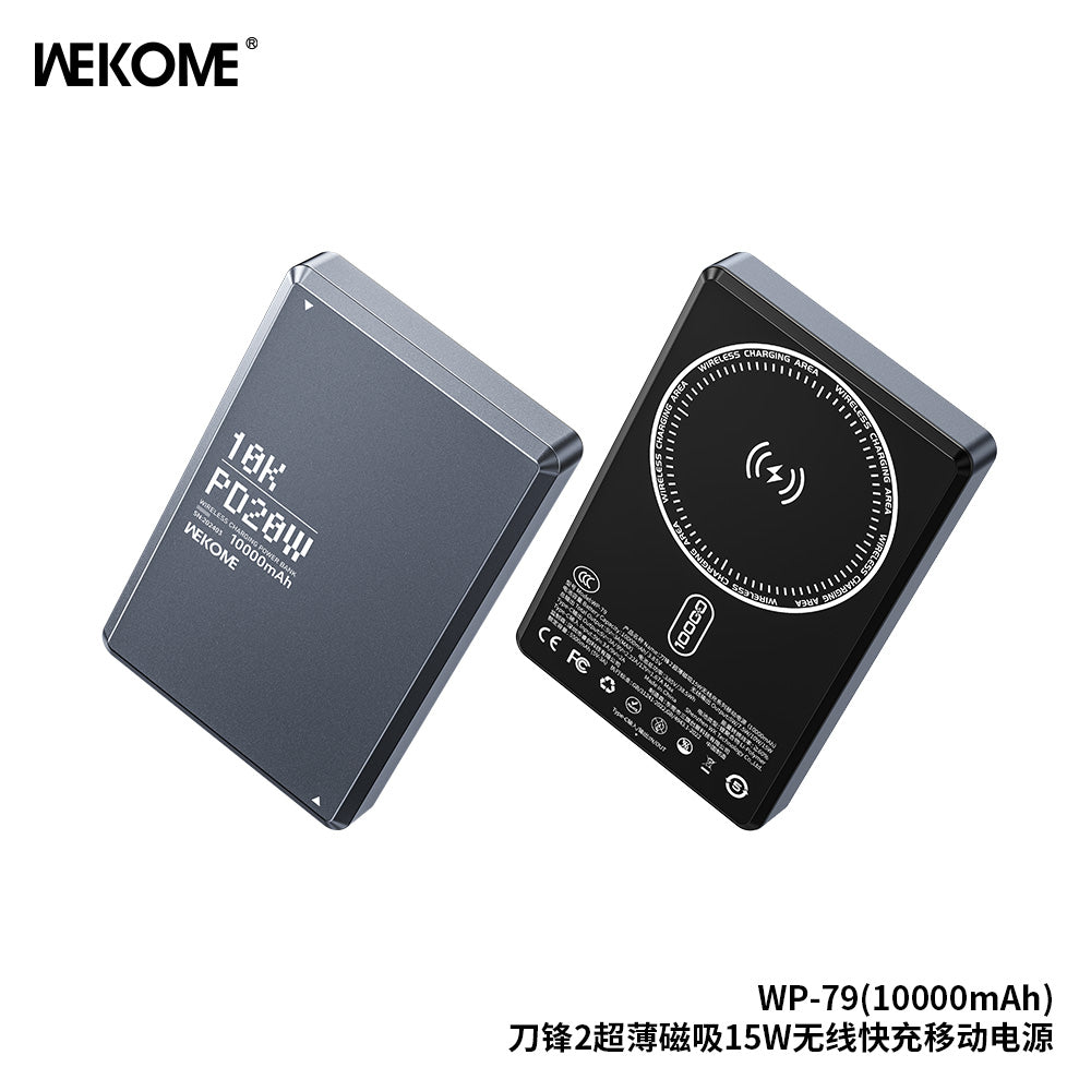 WEKOME WP-79 10000mAh Power Bank - Fast Wireless Charging Portable Power Bank