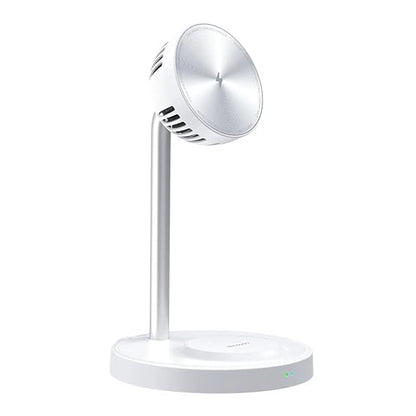 Mcdodo CH-2150 Magnetic 2-in-1 Wireless Charging Stand with Cooling Fan - White