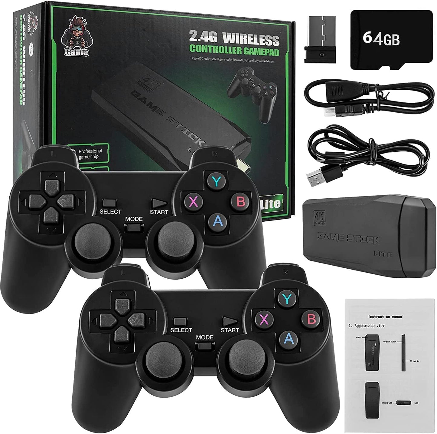 2.4G Wireless Controller Gamepad - Ergonomic Wireless Gaming Controller