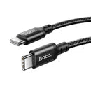 Hoco X14 Double speed 60W charging data cable Type-C to Type-C(L=1M)