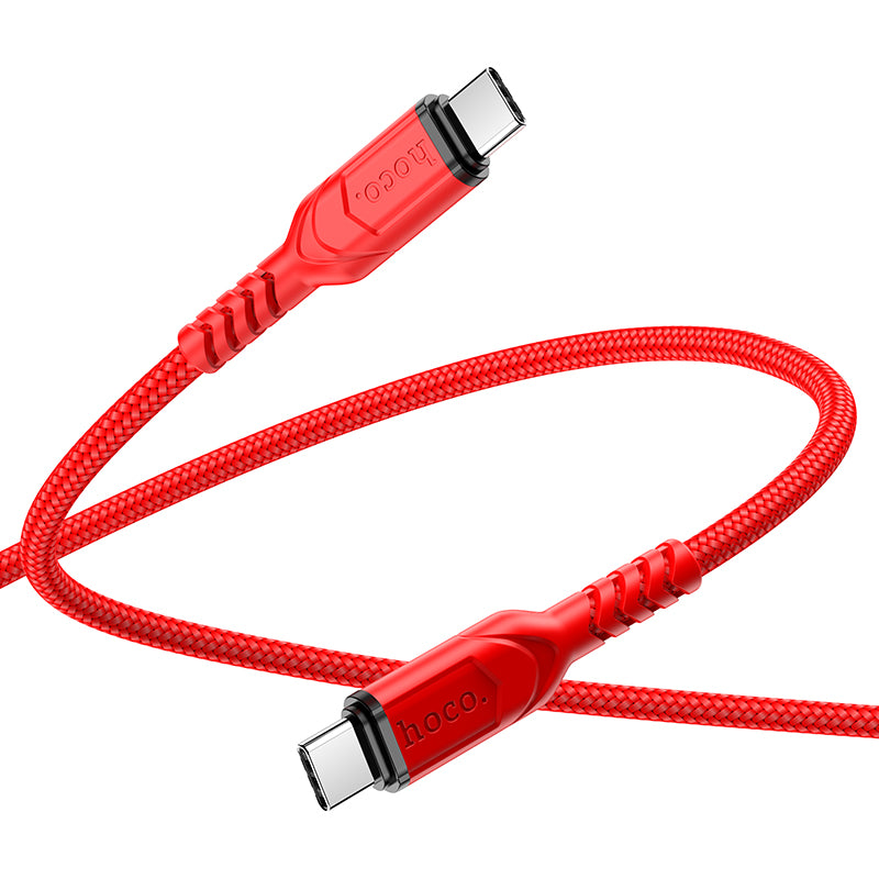 Hoco X59 Victory 60W charging data cable Type-C to Type-C(L=1M)