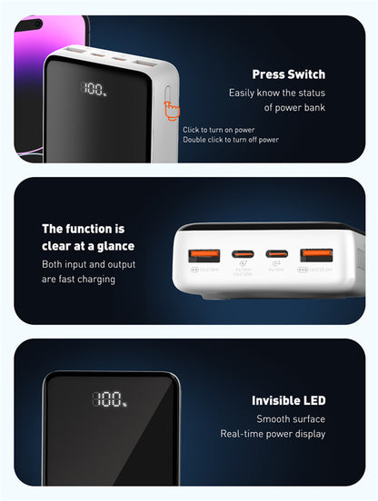 20000mAh Magnetic Wireless Power Bank PQ18