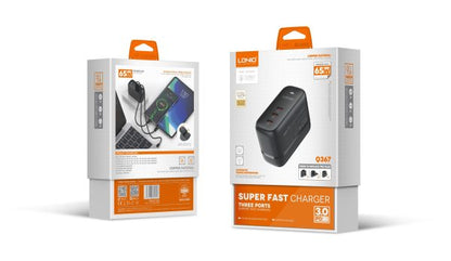 65W GaN Supper Fast Charger Q367