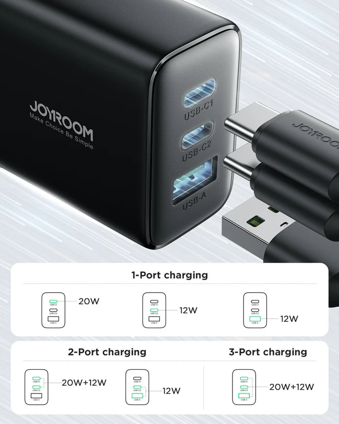 32W 2PD+QC Mini intelligent Fast Charger JR-TCF10 - Saif Al Najmi Kw