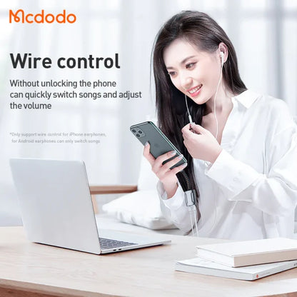 mcdodo CA-6340 Lightning to Lightning and DC3.5mm cable 0.1m - Saif Al Najmi Kw