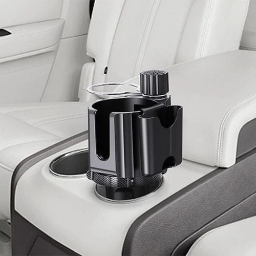 Car Cup Holder Expander with Phone Holder & Coaster - 360° Adjustable Base  html Copy