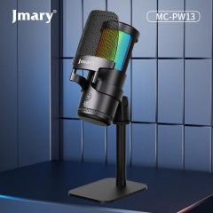 Jmary MC-PW13 Microphone - Cardioid Pickup, Plug and Play for Mobile & Laptop