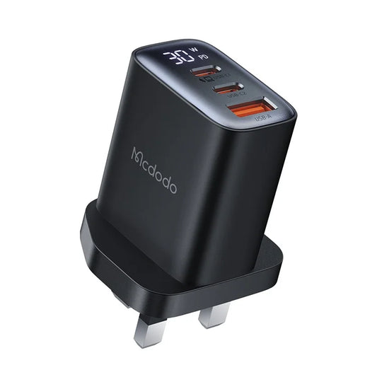 Mcdodo CH-2170 30W 3-Port Digital Display Fast Charger