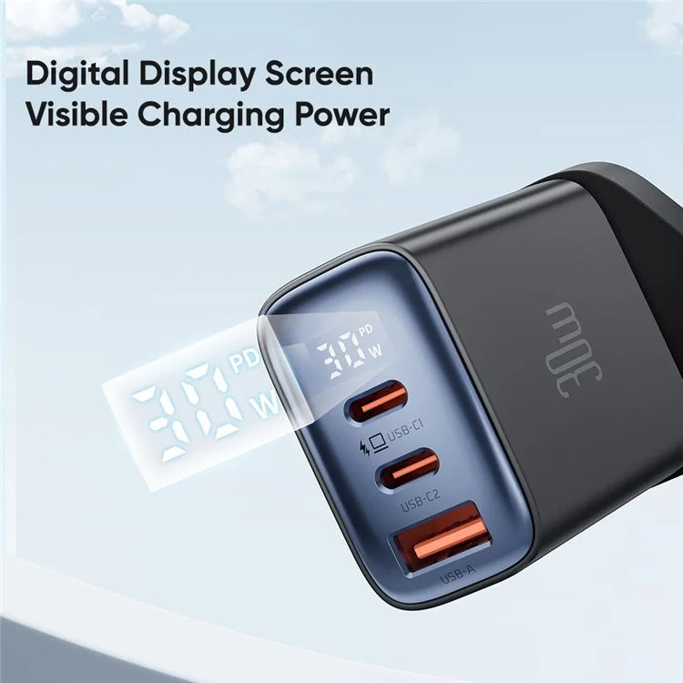 Mcdodo CH-2170 30W 3-Port Digital Display Fast Charger