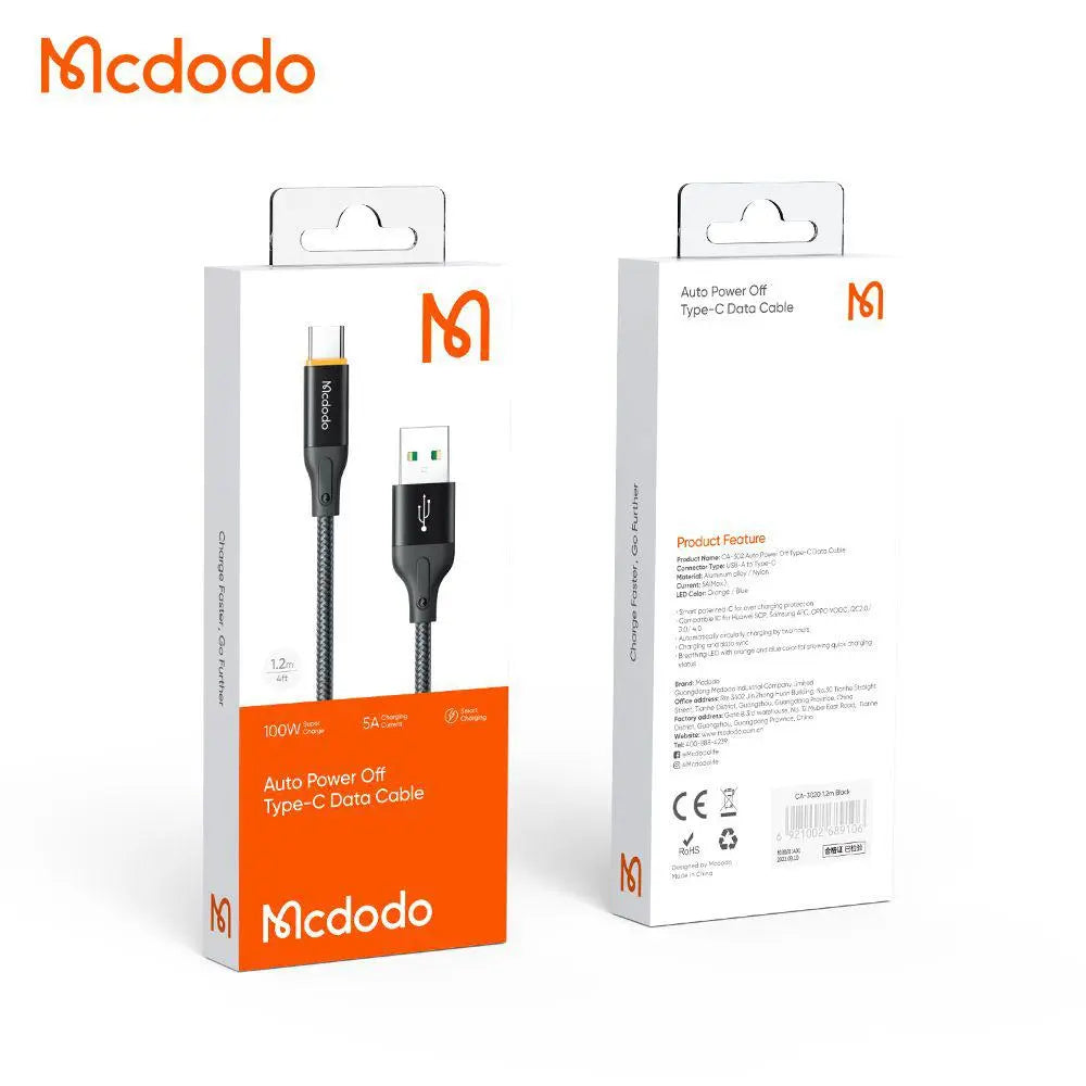 Mcdodo CA-3020 USB to Type-C Charging Cable