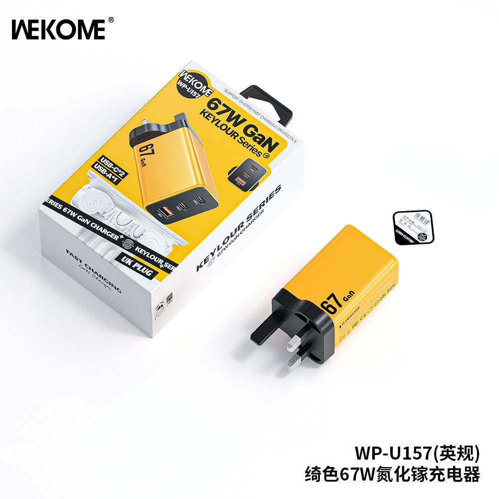 WEKOME WP-U157 GaN Charger - Fast Charging with USB-C and USB-A Ports