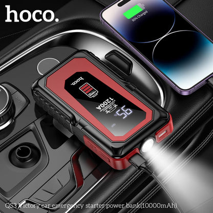 Portable Hoco Victory Emergency Starter with LED flashlight and USB ports
