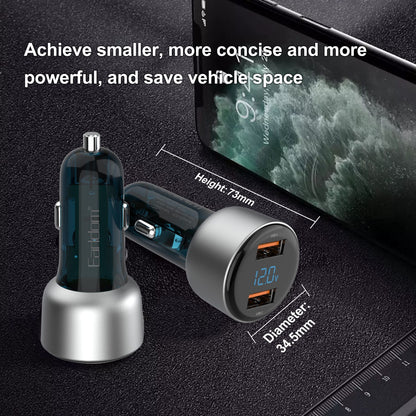 Earldom CC9 Digital Display Car Charger 45W