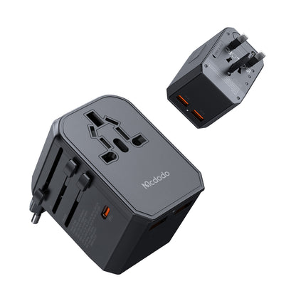 Mcdodo CP-429 G3 Universal 33W Travel Adapter 1C+2A+1AC - Black