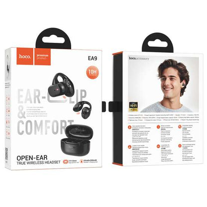 Hoco EA9 Clear sound clip-on true wireless BT headset - black