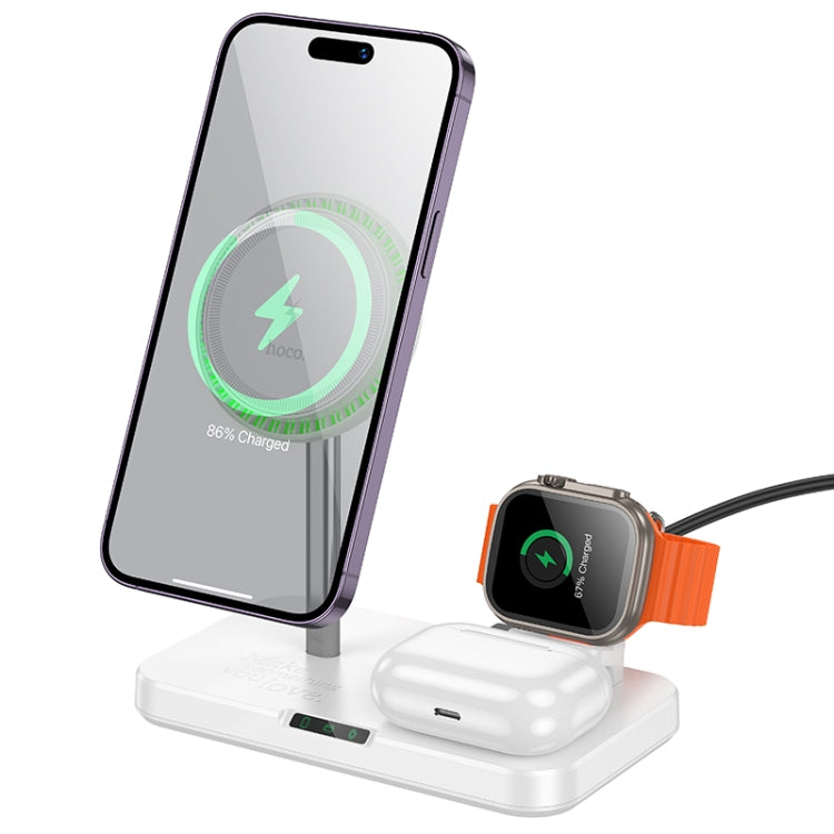 hoco CQ12 Joyfull 3 in 1 Wireless Fast Charger