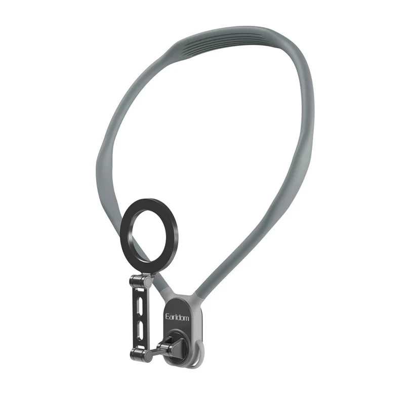 Earldom EH285 360 Degree Adjustable Neck Strap Magnetic Phone Holder - Black