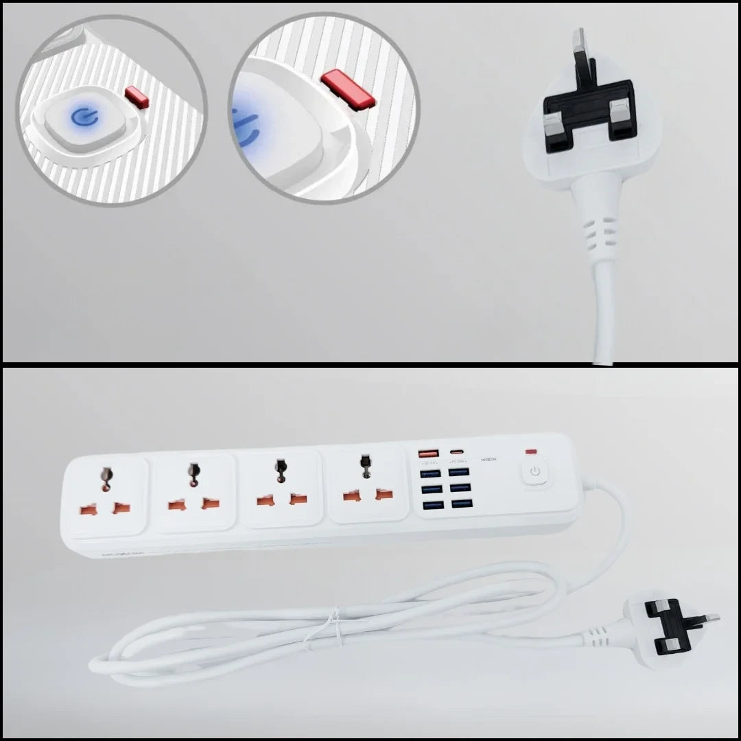 MOXOM 12 in 1 2500W Power Strip (MX-ST14)