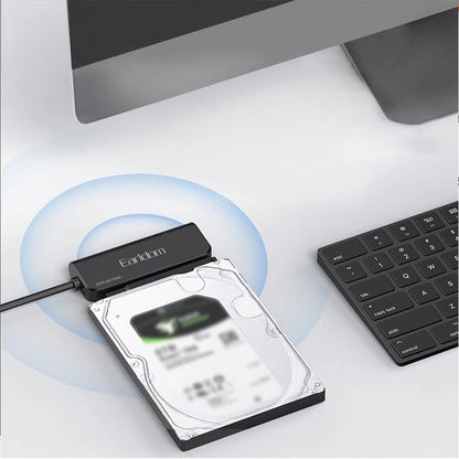 Earldom ET-W36 2-in-1 USB-C/USB to SATA Adapter for HDD/SSD