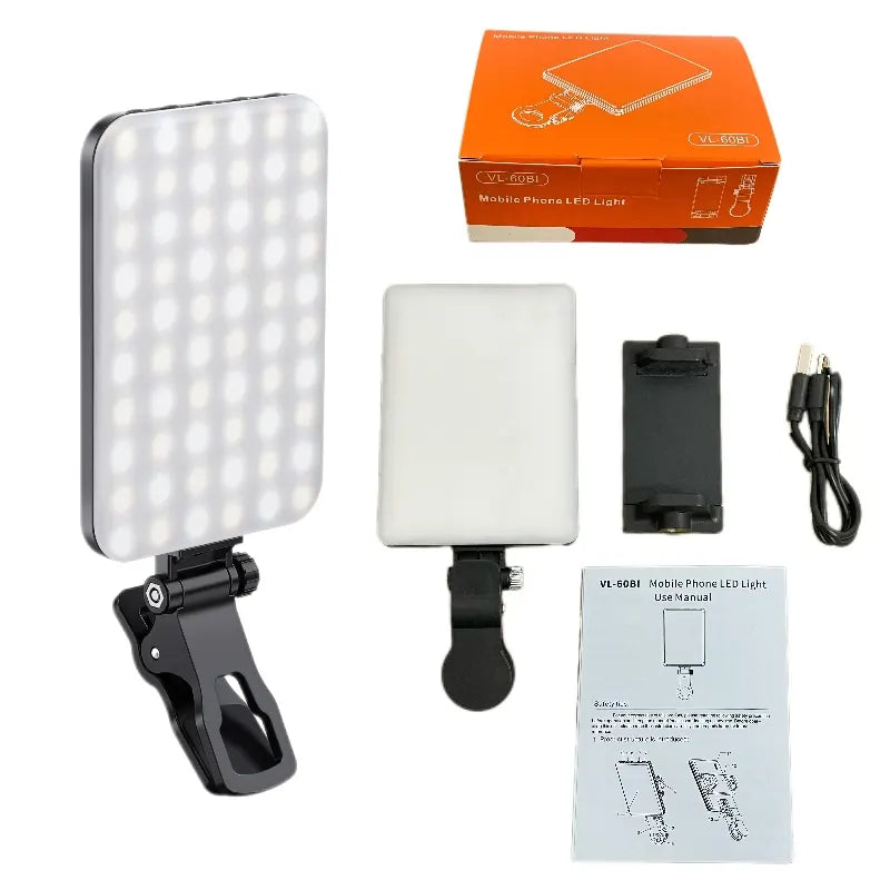 Portable 49 LED Photographic Lighting for Video Splicing - Brighten Your Camera & Laptop Videos