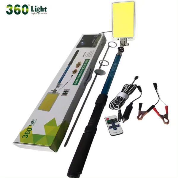 Outdoor Multifunction COB Led Light with Remote Control 47W Portable- 1 panel for camping - Saif Al Najmi Kw