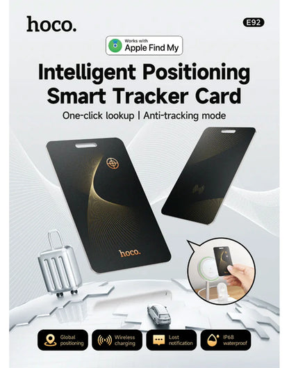 Hoco Smart Wireless Tracker Card Wireless Charging (E92) - Compact & Efficient