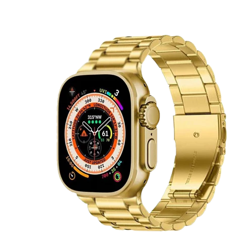 Hoco Y12 Ultra Sport Watch with Silicone Strap - Gold