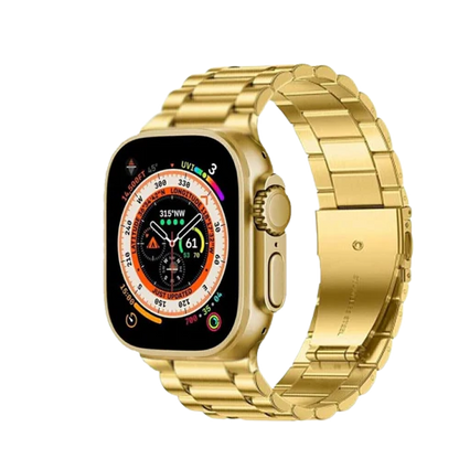 Hoco Y12 Ultra Sport Watch with Silicone Strap - Gold