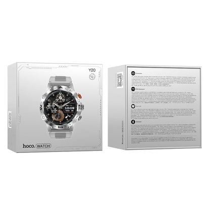 Hoco Y20 Sports Smart Watch - Silver