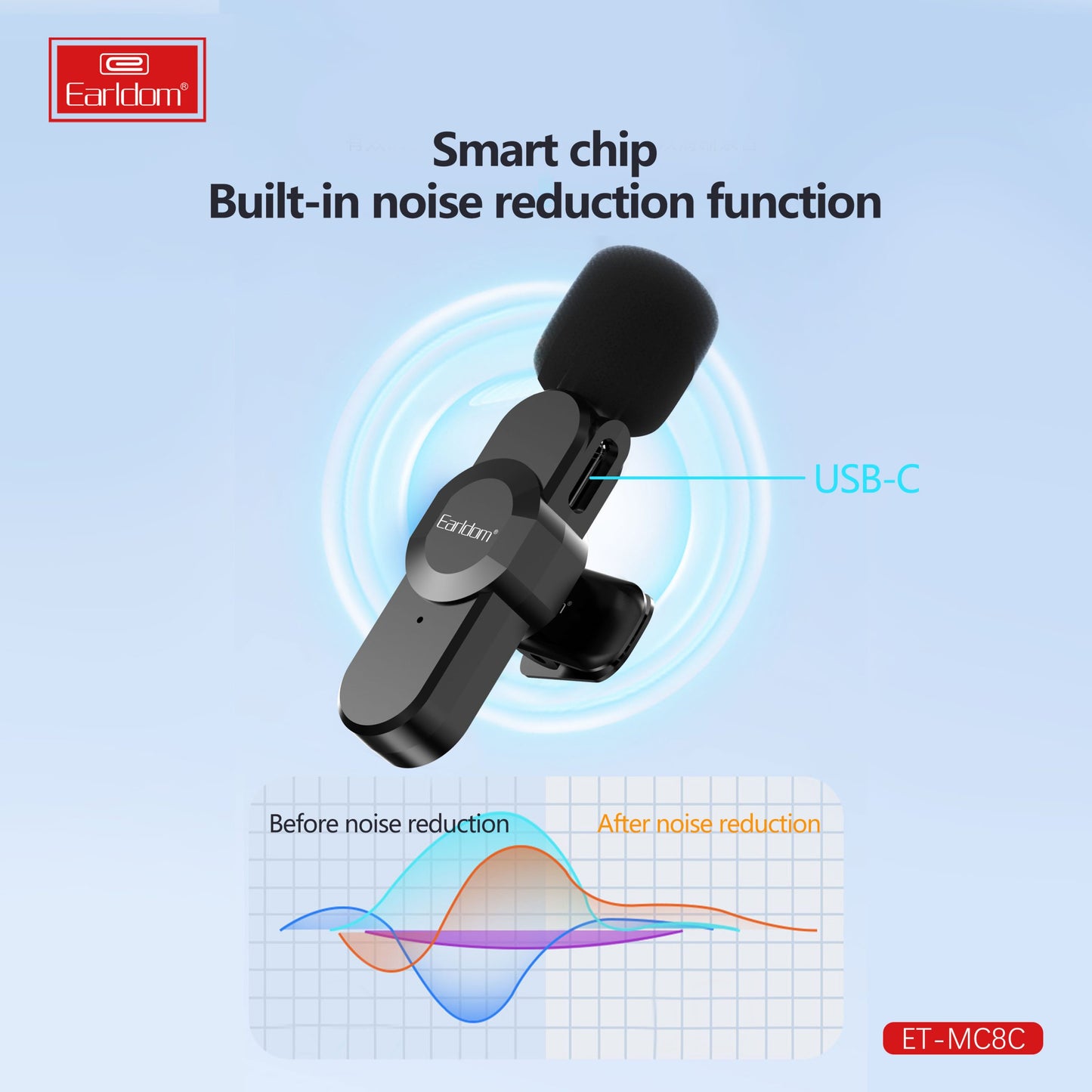 Earldom® MC8L Wireless Microphone LIGHTNING