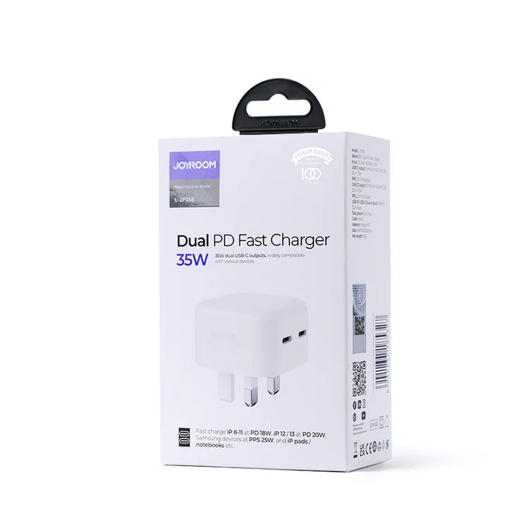 L-2P356 35W Mini intelligent dual-port fast PD Charger - Saif Al Najmi Kw