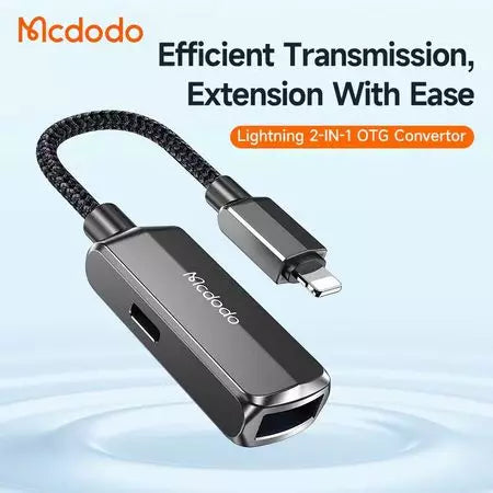 Mcdodo CA-2690 2 in 1 USB Lightning OTG 3.0 Converter Adapter