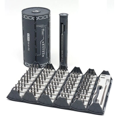 128 in 1 Magnetic Screwdriver Set Repair Toolkit With Storage Box - Complete Precision Toolset