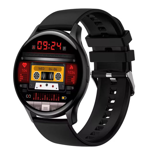 Y15 AMOLED Smart sports watch(call version) - Black